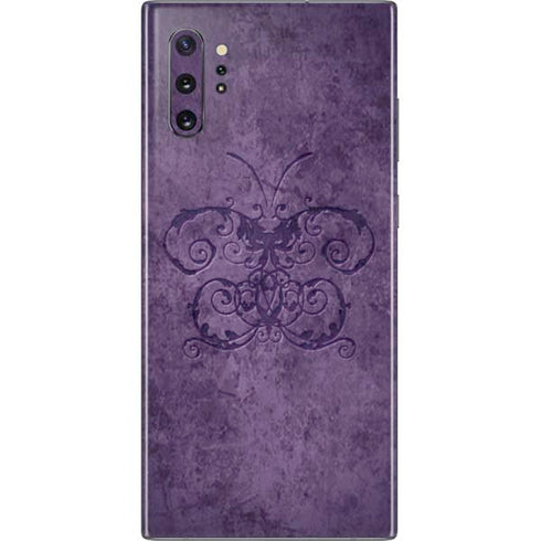 Purple Damask Butterfly by Brigid Ashwood Galaxy Note 10 Plus Skin