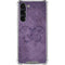 Purple Damask Butterfly by Brigid Ashwood Galaxy S24 FE Clear Case