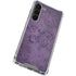 Purple Damask Butterfly by Brigid Ashwood Galaxy S24 FE Clear Case