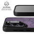 Purple Damask Butterfly by Brigid Ashwood Galaxy S25 Kickstand Case