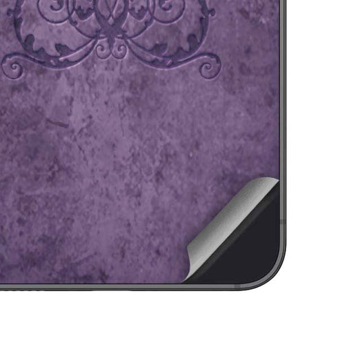 Purple Damask Butterfly by Brigid Ashwood Galaxy S25 Plus Skin