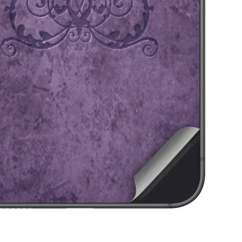 Purple Damask Butterfly by Brigid Ashwood Galaxy S25 Skin