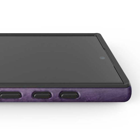 Purple Damask Butterfly by Brigid Ashwood Galaxy S25 Ultra Impact Case