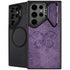 Purple Damask Butterfly by Brigid Ashwood Galaxy Cases