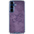 Purple Damask Butterfly by Brigid Ashwood Galaxy S25 Clear Case