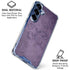 Purple Damask Butterfly by Brigid Ashwood Galaxy S25 Clear Case