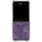 Purple Damask Butterfly by Brigid Ashwood Galaxy Z Flip6 Clear Case