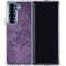 Purple Damask Butterfly by Brigid Ashwood Galaxy Z Fold6 Clear Case