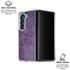 Purple Damask Butterfly by Brigid Ashwood Galaxy Z Fold6 Clear Case