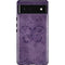 Purple Damask Butterfly by Brigid Ashwood Pixel Cases