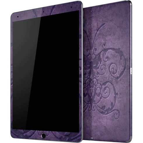 Purple Damask Butterfly by Brigid Ashwood iPad Skins