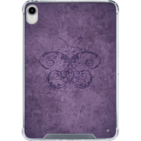 Purple Damask Butterfly by Brigid Ashwood iPad 11th Gen (2025) Clear Case
