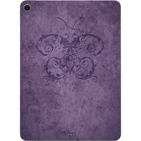 Purple Damask Butterfly by Brigid Ashwood Apple iPad Air Skin