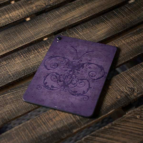 Purple Damask Butterfly by Brigid Ashwood Apple iPad Pro Skin