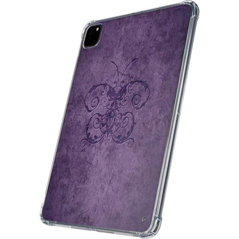 Purple Damask Butterfly by Brigid Ashwood iPad Pro 11in (2024) Clear Case