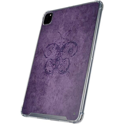 Purple Damask Butterfly by Brigid Ashwood iPad Cases