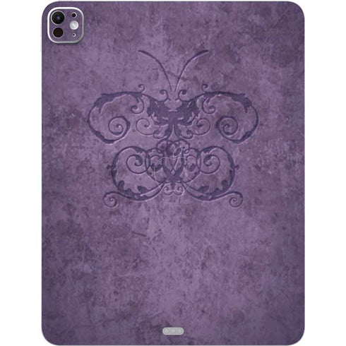 Purple Damask Butterfly by Brigid Ashwood iPad Pro 13in M4 (2024) Skin