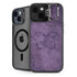 Purple Damask Butterfly by Brigid Ashwood iPhone 13 Kickstand Case