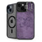 Purple Damask Butterfly by Brigid Ashwood iPhone 14 Kickstand Case