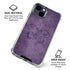 Purple Damask Butterfly by Brigid Ashwood iPhone 15 Clear Case