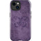 Purple Damask Butterfly by Brigid Ashwood iPhone 15 Impact Case