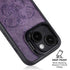 Purple Damask Butterfly by Brigid Ashwood iPhone 15 Plus Kickstand Case