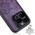 Purple Damask Butterfly by Brigid Ashwood iPhone 15 Pro Kickstand Case