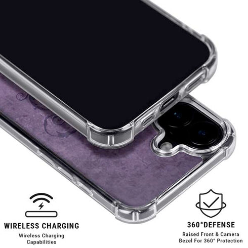 Purple Damask Butterfly by Brigid Ashwood iPhone 16 MagSafe Case