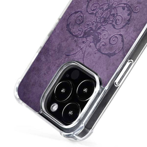 Purple Damask Butterfly by Brigid Ashwood iPhone 16 Pro Max MagSafe Case