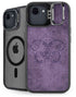 Purple Damask Butterfly by Brigid Ashwood iPhone 16e Kickstand Case