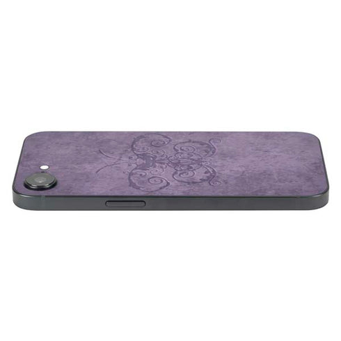Purple Damask Butterfly by Brigid Ashwood iPhone 16e Skin