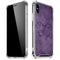 Purple Damask Butterfly by Brigid Ashwood iPhone X/XS Clear Case