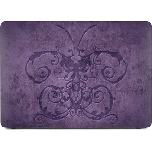 Purple Damask Butterfly by Brigid Ashwood Apple MacBook Pro 16-inch Skin