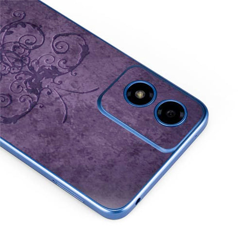 Purple Damask Butterfly by Brigid Ashwood Moto G Play 4G (2024) Skin