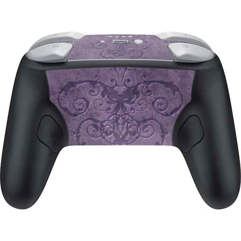 Purple Damask Butterfly by Brigid Ashwood Nintendo Switch 2 (2025) Pro Controller Skin
