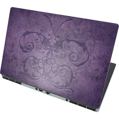 Purple Damask Butterfly by Brigid Ashwood Dell Precision Skin