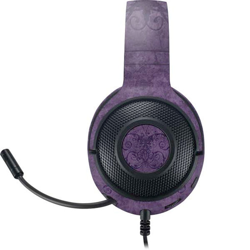 Purple Damask Butterfly by Brigid Ashwood Razer Kraken X Skin