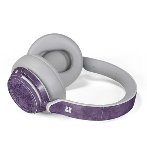 Purple Damask Butterfly by Brigid Ashwood Surface Headphones Skin