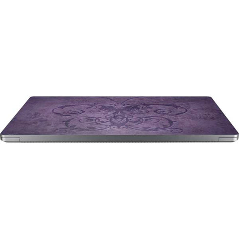 Purple Damask Butterfly by Brigid Ashwood Laptop Skins