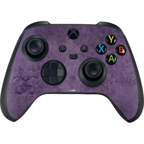 Purple Damask Butterfly by Brigid Ashwood Xbox Series X Skins