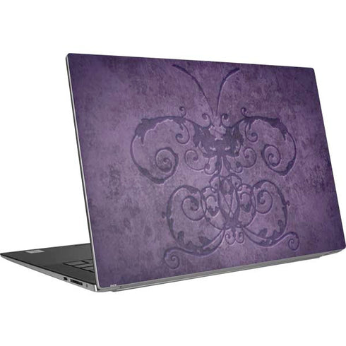 Purple Damask Butterfly by Brigid Ashwood Dell XPS Skin