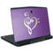 Purple Glitter Musical Heart Dell Alienware Skin