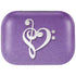 Purple Glitter Musical Heart Amazon Echo Buds Skin