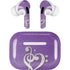 Purple Glitter Musical Heart AirPods Skins
