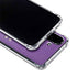 Purple Glitter Musical Heart Galaxy A36 5G Clear Case