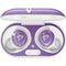 Purple Glitter Musical Heart Galaxy Buds Plus Skin