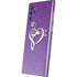 Purple Glitter Musical Heart Galaxy Note 10 Plus Skin