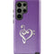 Purple Glitter Musical Heart Galaxy S23 Ultra Pro Case