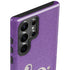 Purple Glitter Musical Heart Galaxy S23 Ultra Pro Case