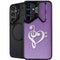 Purple Glitter Musical Heart Galaxy S25 Plus Kickstand Case